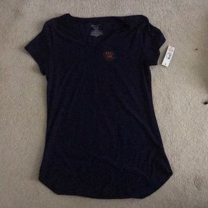 Navy blue tee